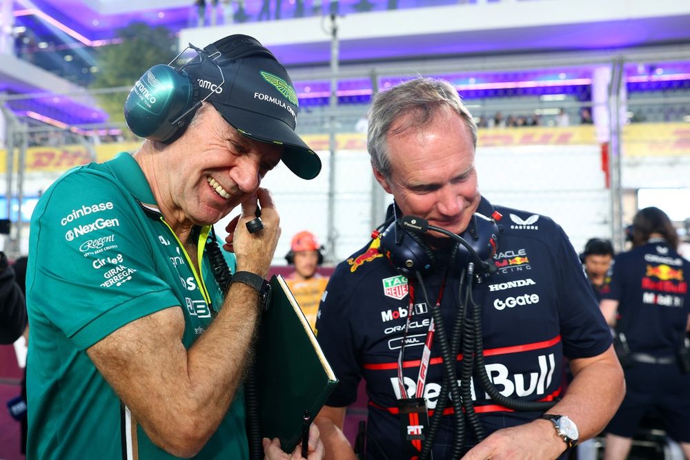 Adrian Newey, technisch directeur van het Aston Martin F1-team