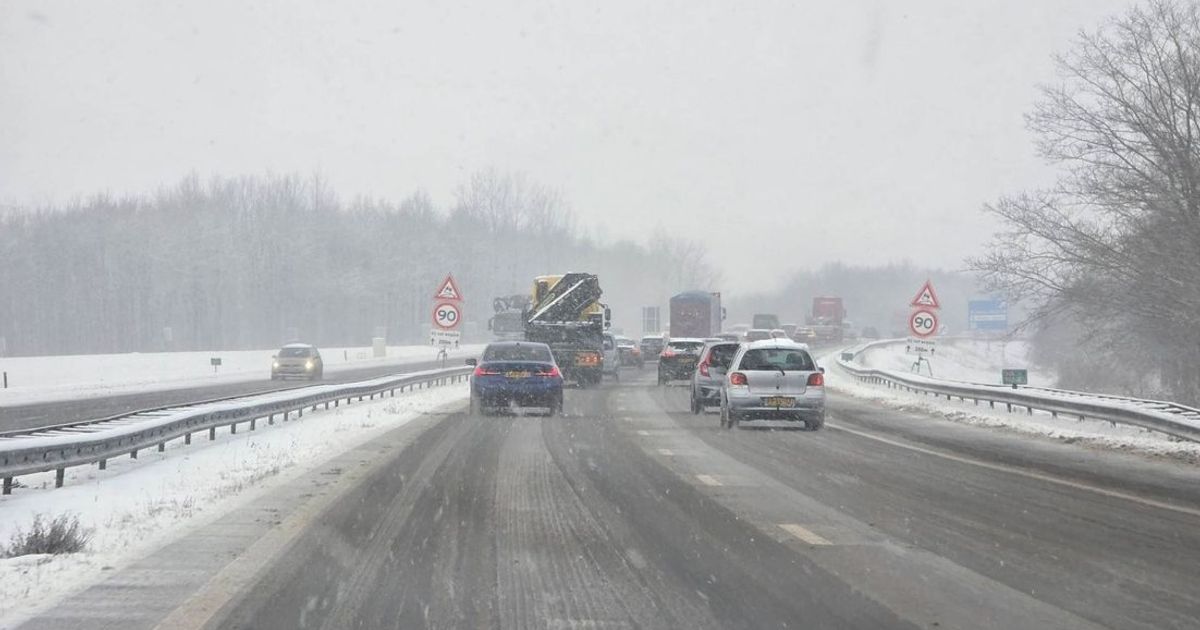 Meer sneeuw op komst: 'De ochtendspits zit er middenin'