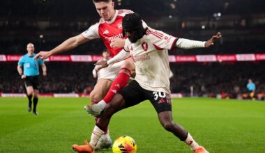 Arsenal en Liverpool delen punten, ogenschijnlijk zware blessure smet op de avond
