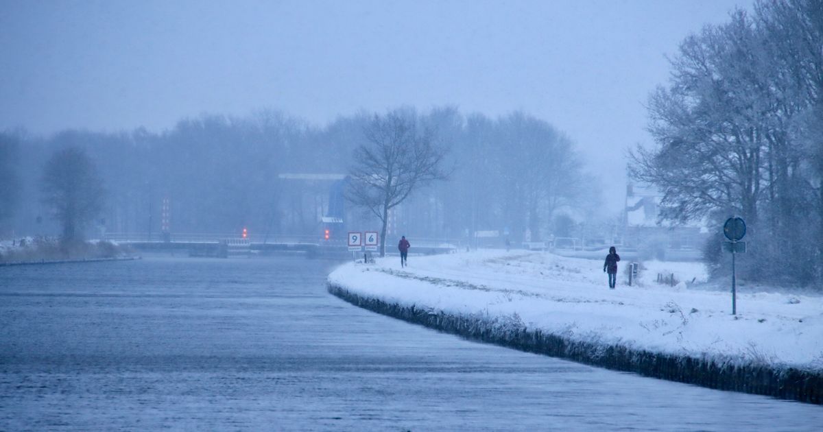 Weer genieten van een sneeuwdag in Drenthe, gevoelstemperatuur naar -10
