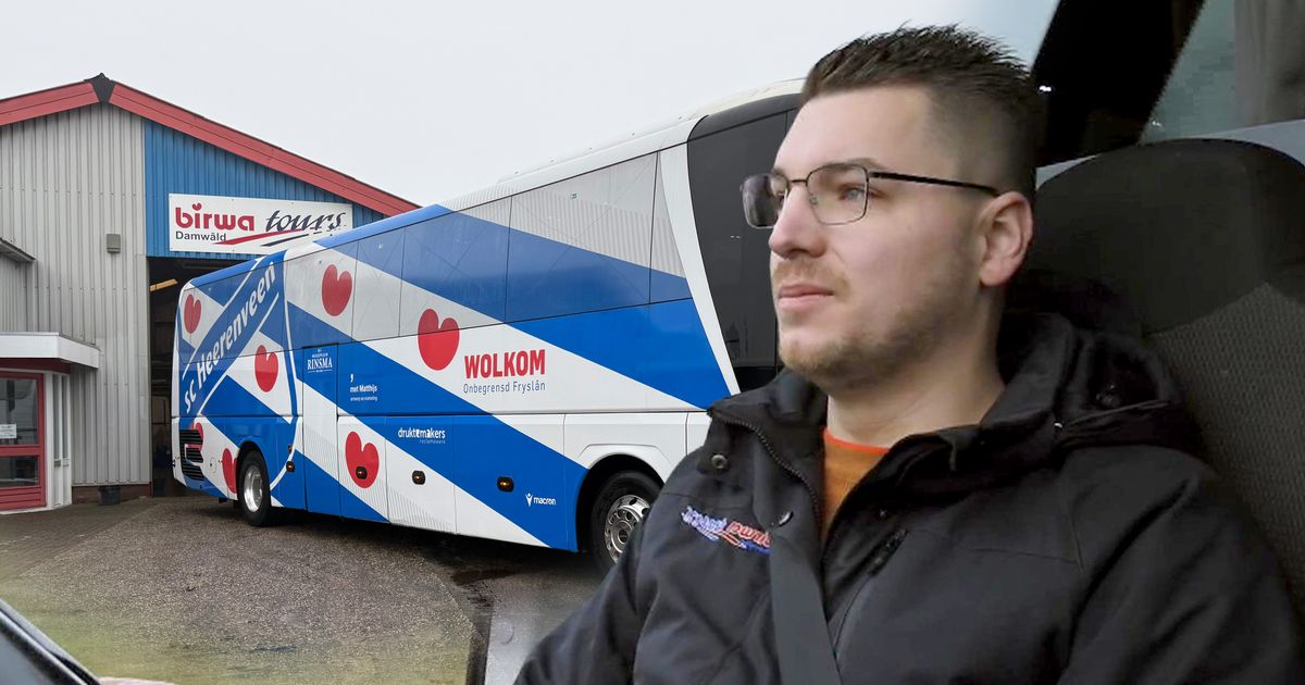 Deze man kocht de spelersbus van sc Heerenveen: "Wil hem nog mooier maken"