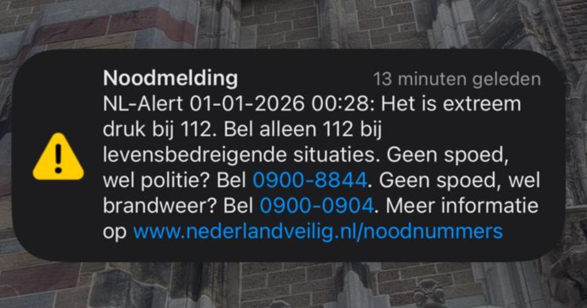 112 weer iets beter bereikbaar na extreme drukte: advies blijft alleen te bellen bij spoed - RTV Utrecht