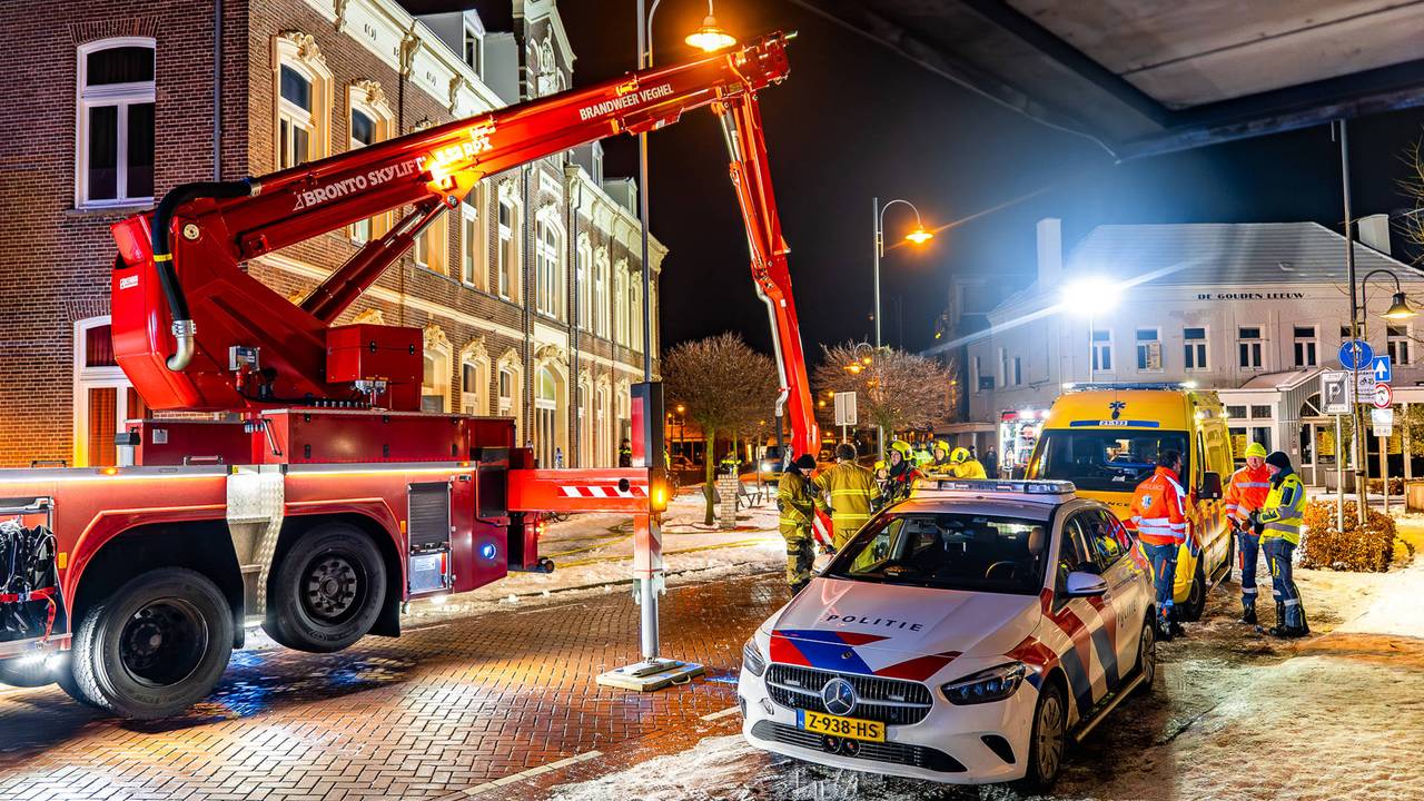 Brand in Veghel (foto: Lucas Lammers / Persbureau Heitink).