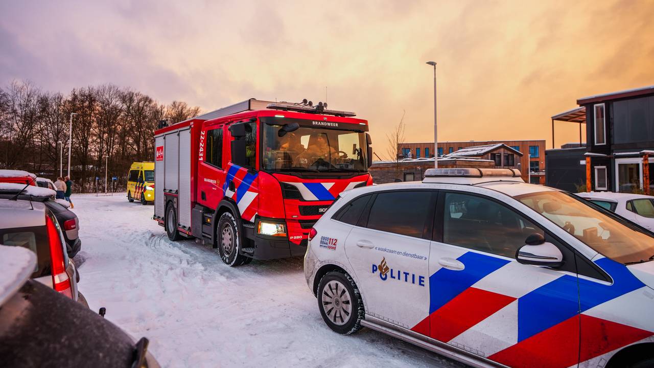 Veel hulpdiensten rukten uit (foto: Persbureau Heitink).