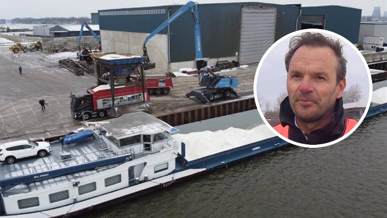 Strooizout komt aan in Raamsdonksveer (foto: Omroep Brabant).