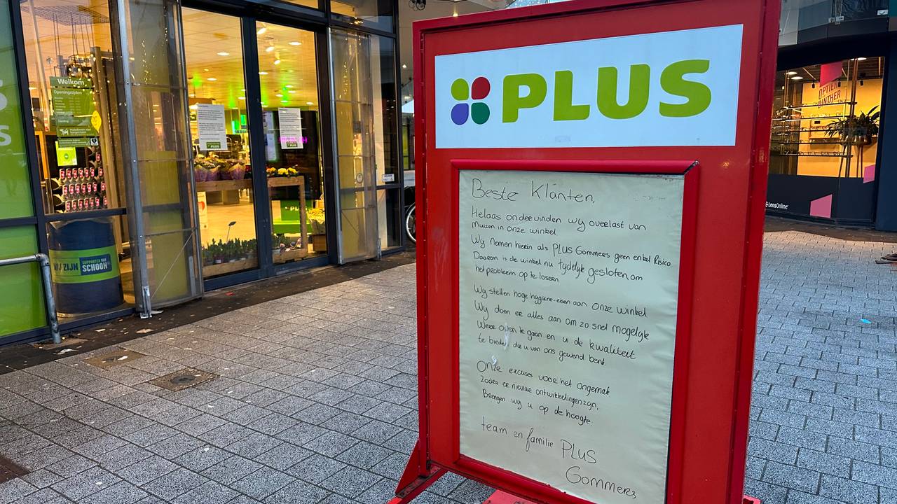 Aan de achterzijde van de winkel staan twee grote vuilcontainers waar de voorraad in verdwijnt (foto: Floortje Steigenga).