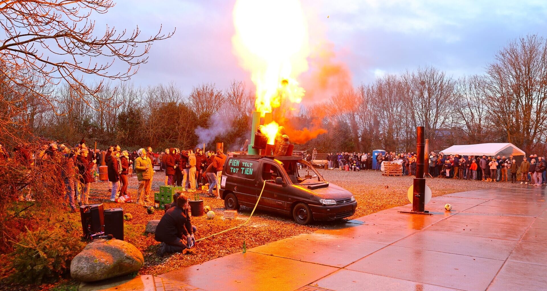 Dikke Bertha 2.1 wordt het zwijgen opgelegd, want carbidschieten is niet zonder gevaar