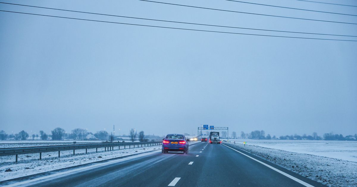 Rijkswaterstaat stelt koudeprotocol in voor het weekend | Code oranje verlengd tot 21.00 uur