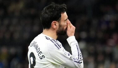 Manchester United speelt met 2-2 gelijk bij Burnley