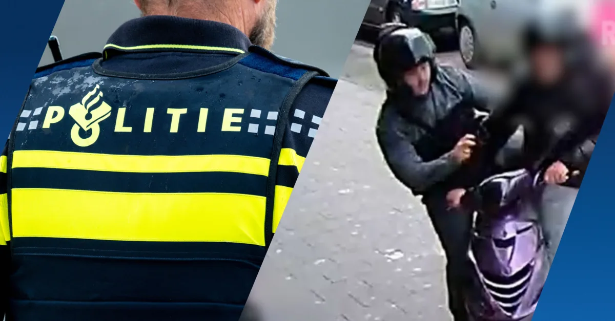 Man (76) tegen de grond geslagen na bijna-aanrijding op stoep in Rotterdam