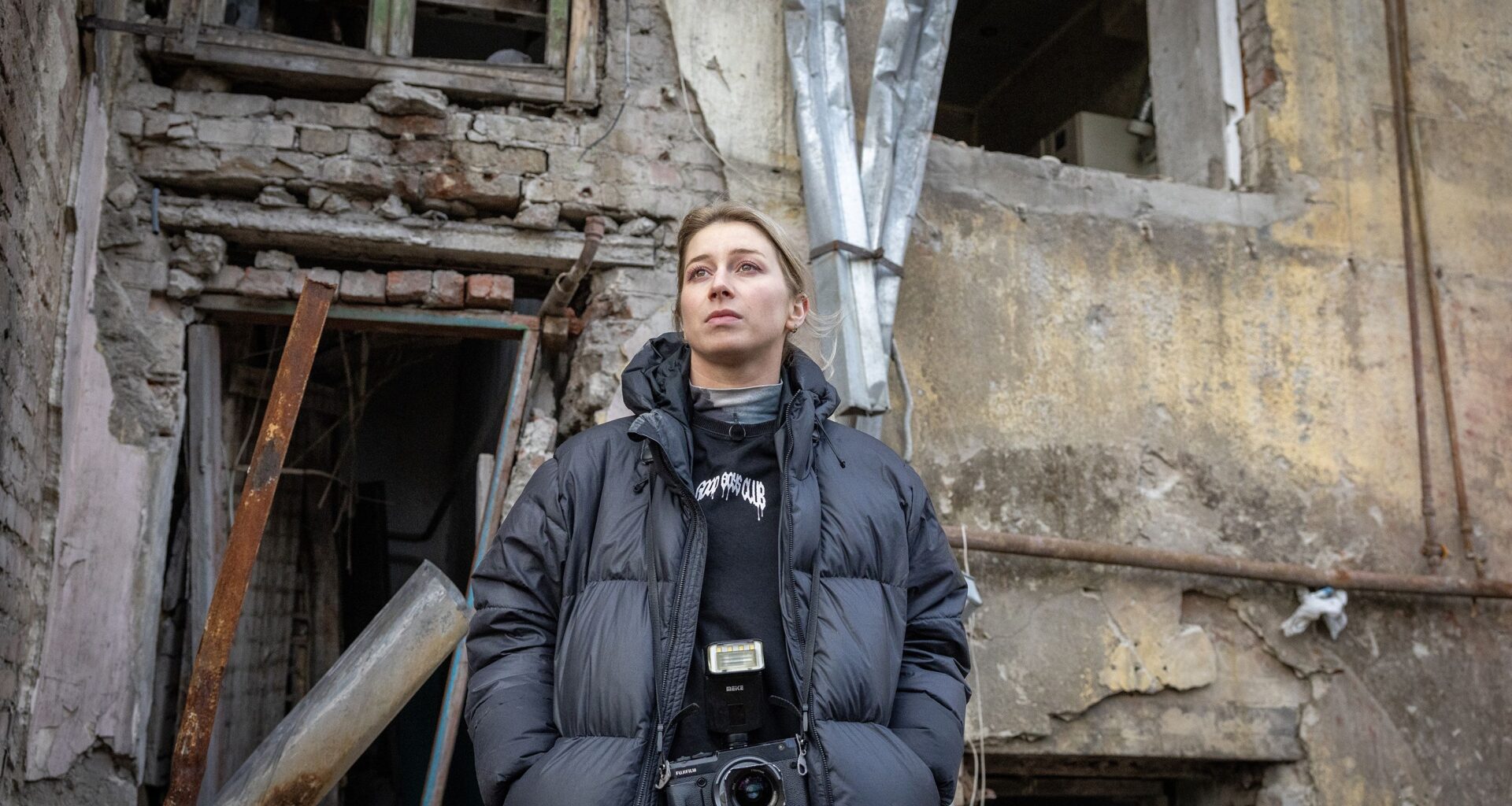 Daphne Wesdorp is nog maar 28, maar al vier jaar journalist in Oekraïne