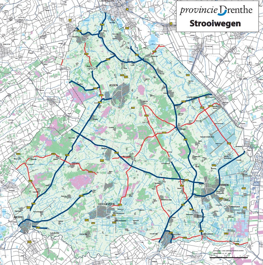 Belangrijke routes eerst begaanbaar bij sneeuwval