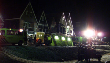 Cafébrand in 't Hemeltje in Volendam