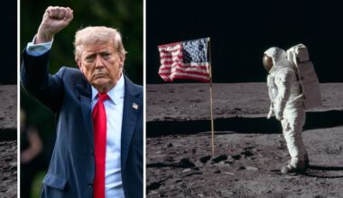 Trump wil maan, Mars en rest van zonnestelsel