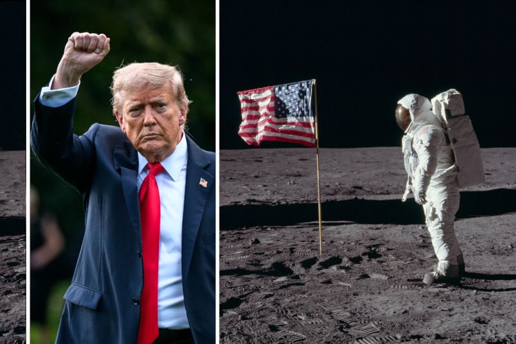 Trump wil maan, Mars en rest van zonnestelsel