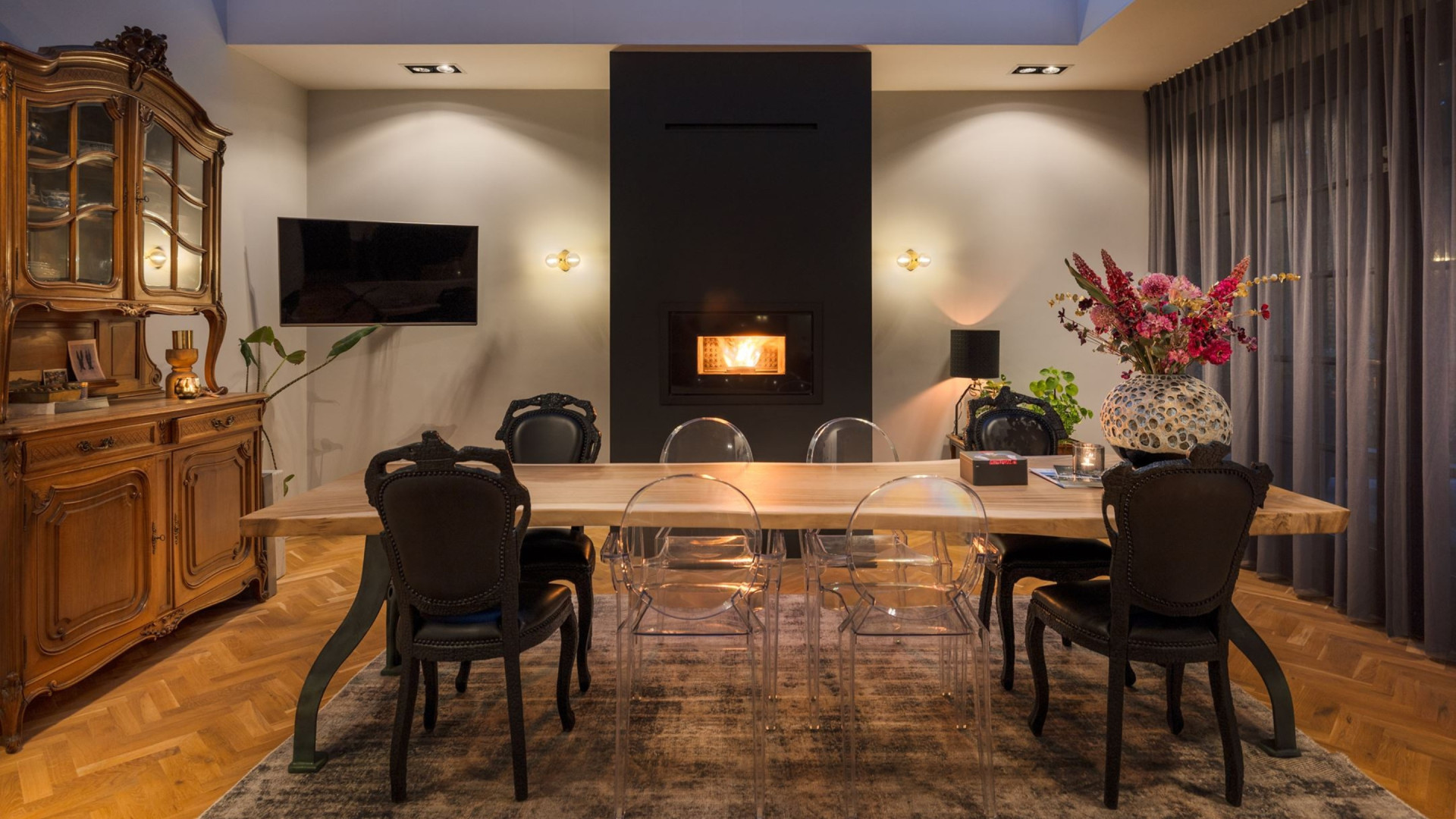 De villa van Chazia Mourali in Hilversum