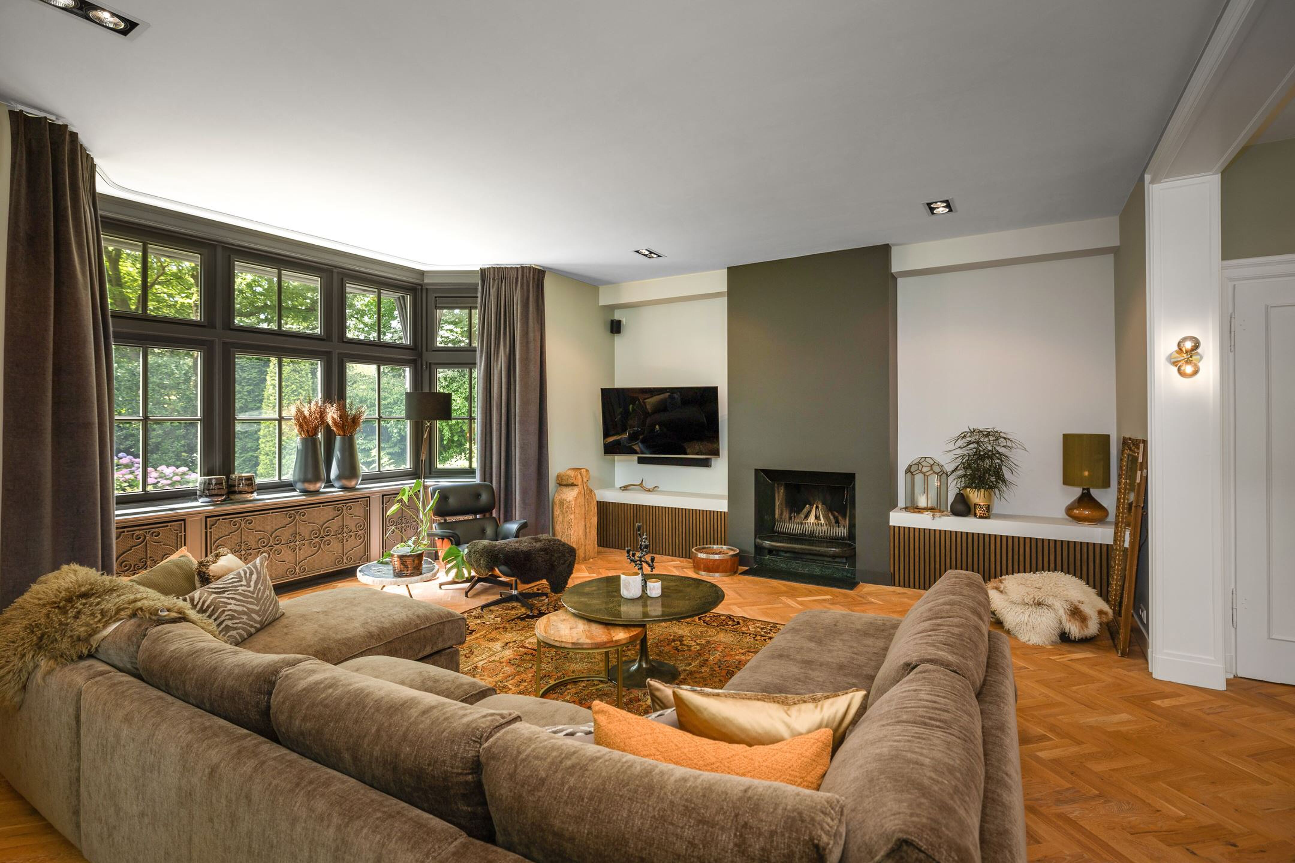 De villa van Chazia Mourali in Hilversum