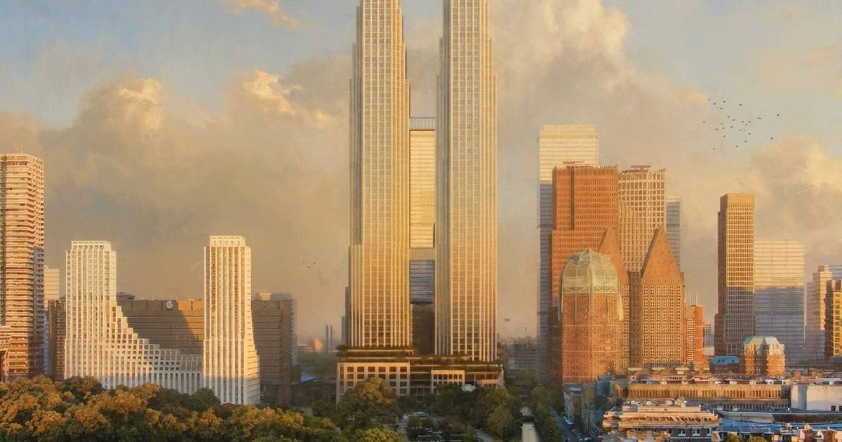 Deze twee wolkenkrabbers in Den Haag moeten de hoogste torens van Nederland gaan worden