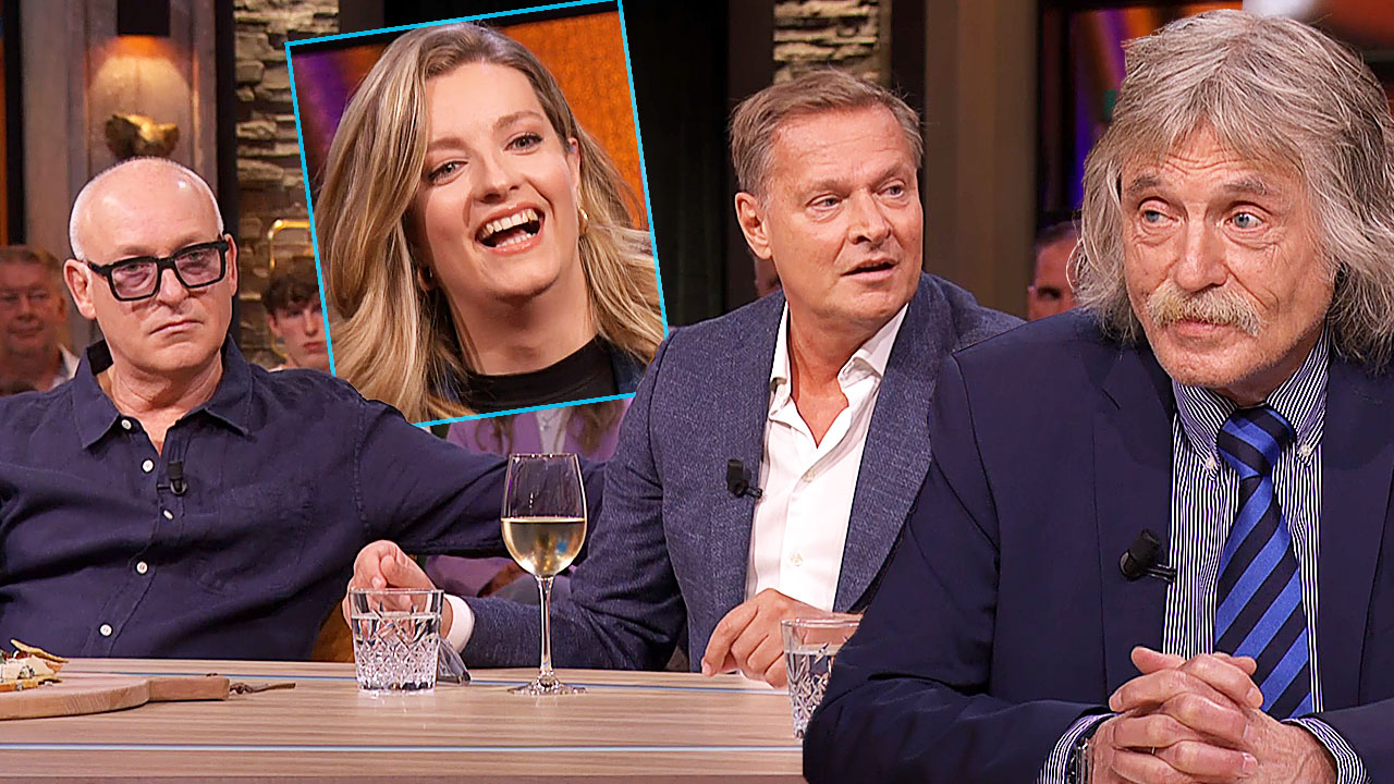 René van der Gijp, Merel Ek, Albert Verlinde en Johan Derksen