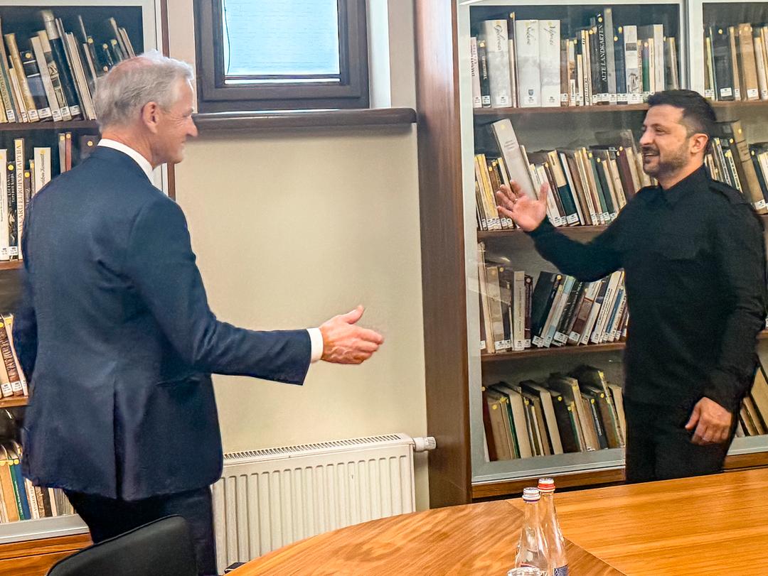 Zelenskyj ba om penger til gass fra Norge: Får en milliard
