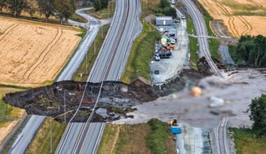 Skred i Levanger