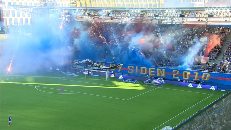 Brannvesenet mener Vålerenga-fyrverkeri var «helt uforsvarlig»
