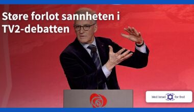Støre forlot sannheten i TV2-debatten