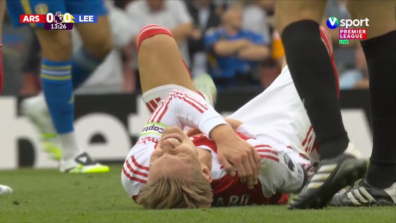 Skadesmell for Martin Ødegaard - byttet ut før pause