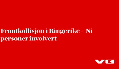 Frontkollisjon i Ringerike – Ni personer involvert