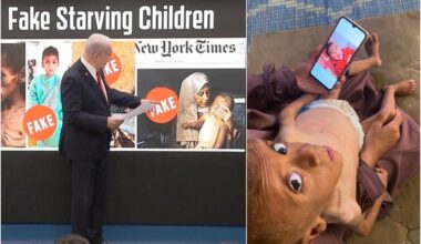 Netanyahu kalte guttens sult «falsk». Rett før møtte familien VG