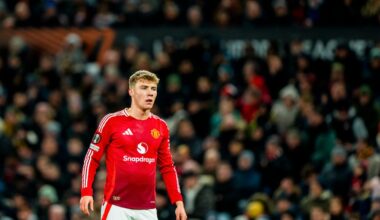 Højlund henvist til tribunen mot Arsenal