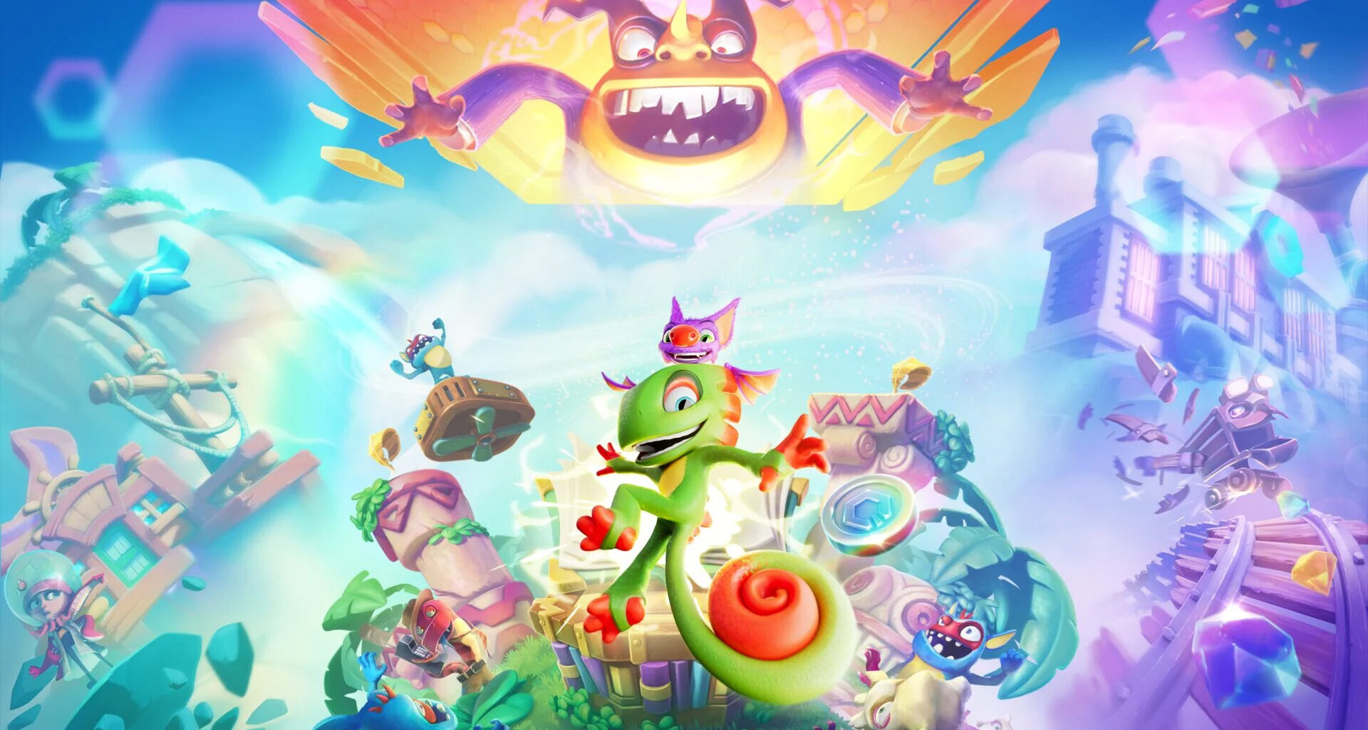 Yooka-Replaylee leveres på en ekte kassett i stedet for et Game Key Card