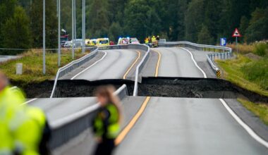 E6 stengt i Levanger: Anbefaler omkjøring via Sverige