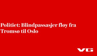 Mann kom seg fra Tromsø til Oslo med blindpass
