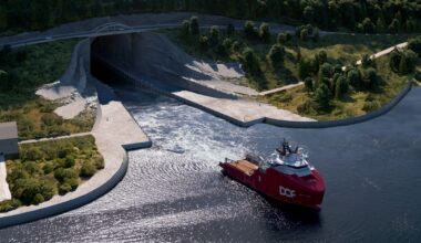 Kystverket har brukt 290 millionar på Stad skipstunnel