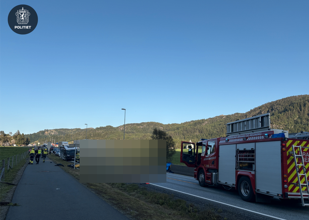 nå: Melding om ulykke mellom to motorstykler i Rogaland: –⁠ Fremstår alvorlig - VG