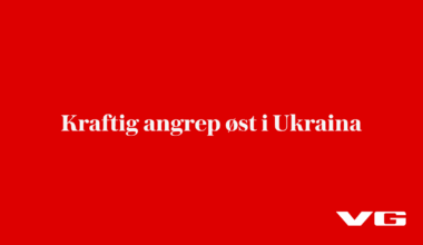 Kraftige russiske angrep i Ukraina natt til lørdag
