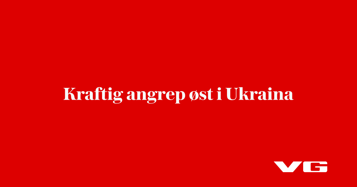 Kraftige russiske angrep i Ukraina natt til lørdag