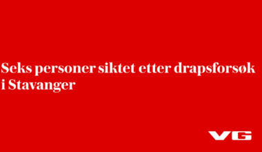 Seks personer siktet etter drapsforsøk i Stavanger