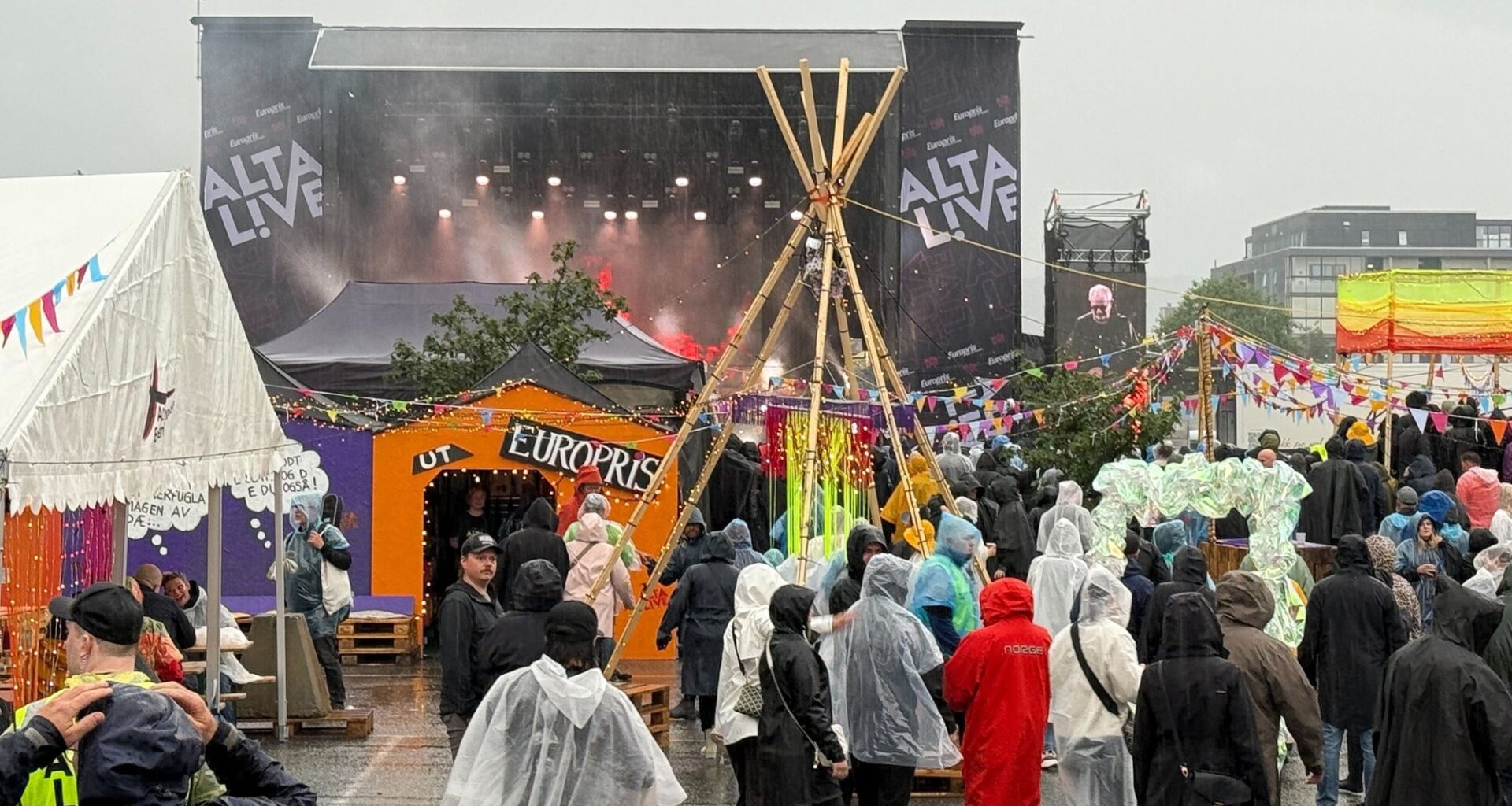 Alta, Torden | Tordenvær skapte krøll for Alta Live