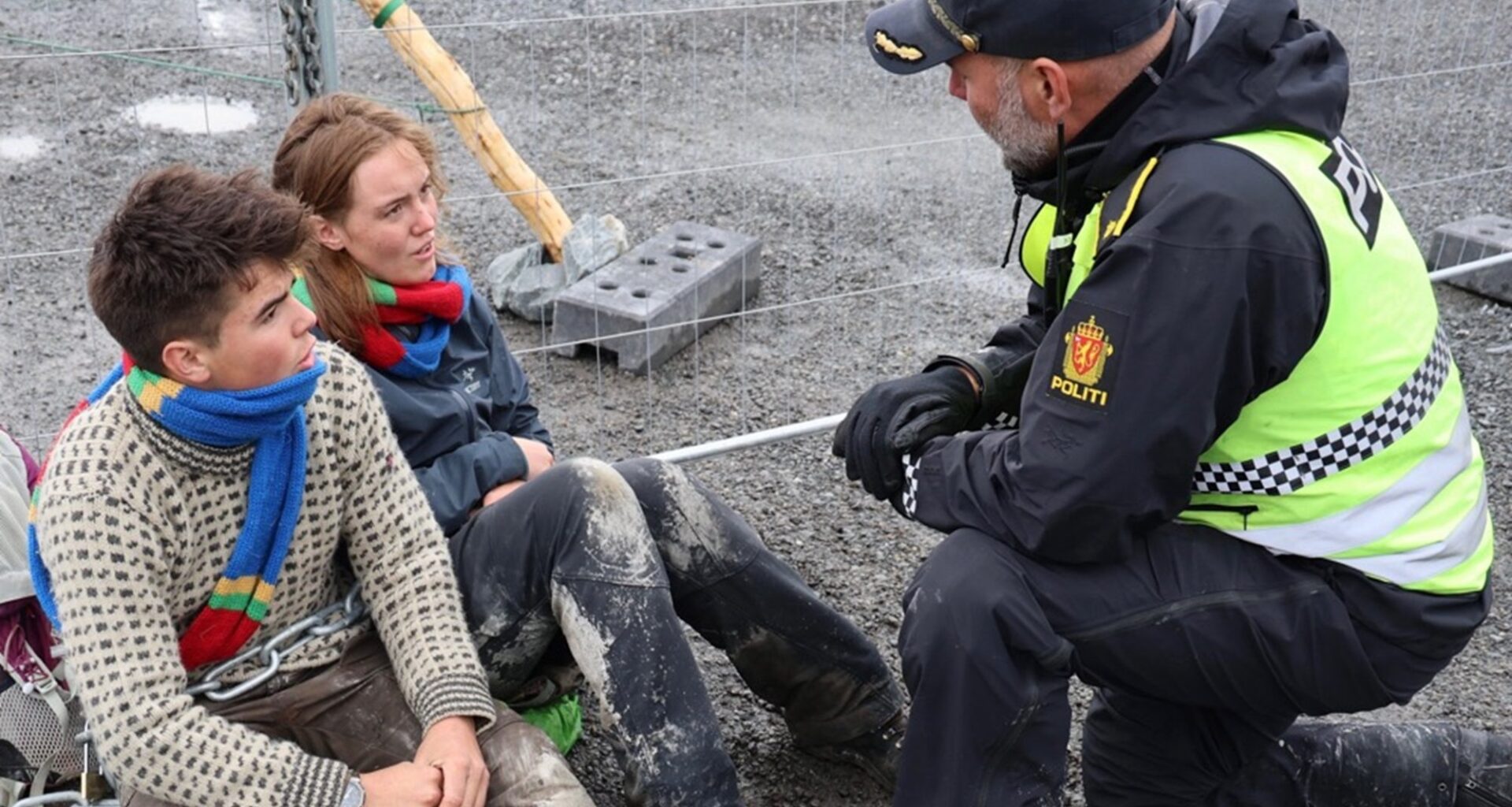 Hammerfest, Nyhet | Protestene fortsetter: – Vi har stanset anleggsarbeid nok en gang