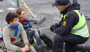 Hammerfest, Nyhet | Protestene fortsetter: – Vi har stanset anleggsarbeid nok en gang