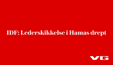 IDF: Lederskikkelse i Hamas drept