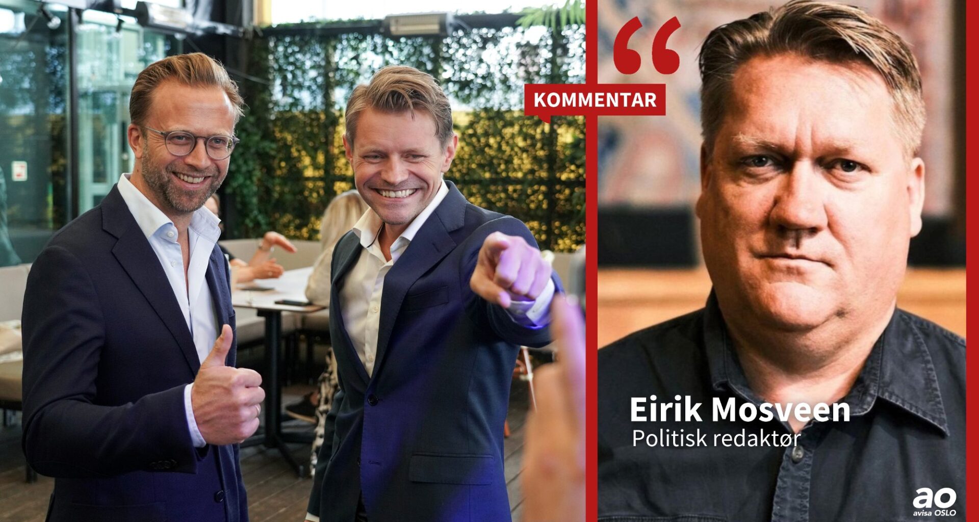 Høyre, Oslodebatten | «Ingen slagord. Bare seks millioner i skattelette til Nikolai Astrup»