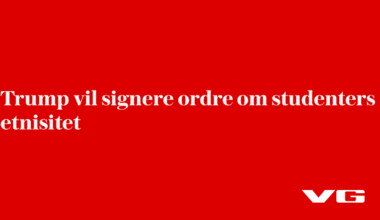 Trump vil signere ordre om studenters etnisitet