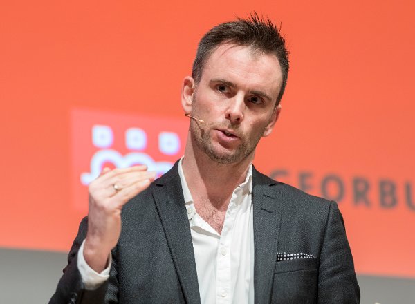 Oslo  20190130.
Paneldebatt: Magnus Marsdal, Manifest på Fagforbundets og NTLs konferanse om svart økonomi og arbeidsmarkedskriminalitet i Oslo onsdag. 
Foto: Gorm Kallestad / NTB