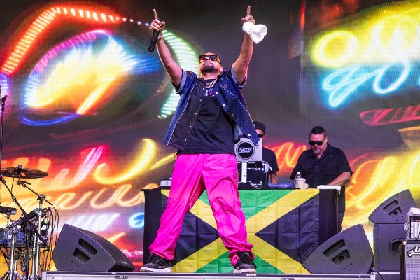 Sean Paul performs during the Bonnaroo Music & Arts Festival on Saturday, June 15, 2024, in Manchester, Tenn. (Photo by Amy Harris/Invision/AP)