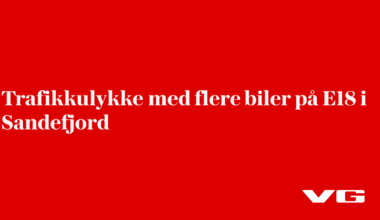 Nødetatene er på vei til stedet