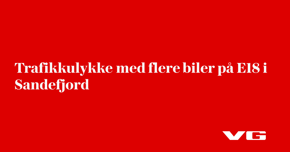 Nødetatene er på vei til stedet