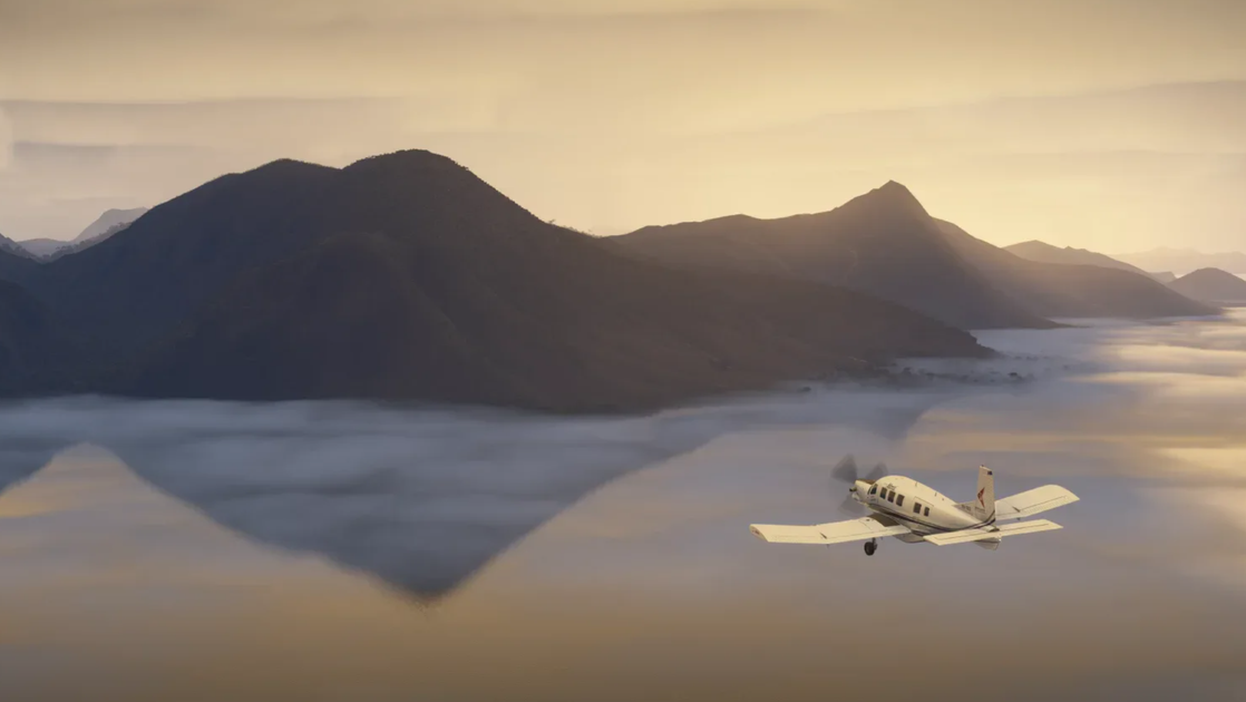 Snart kan du besøke Jurassic World i Microsoft Flight Simulator 2024